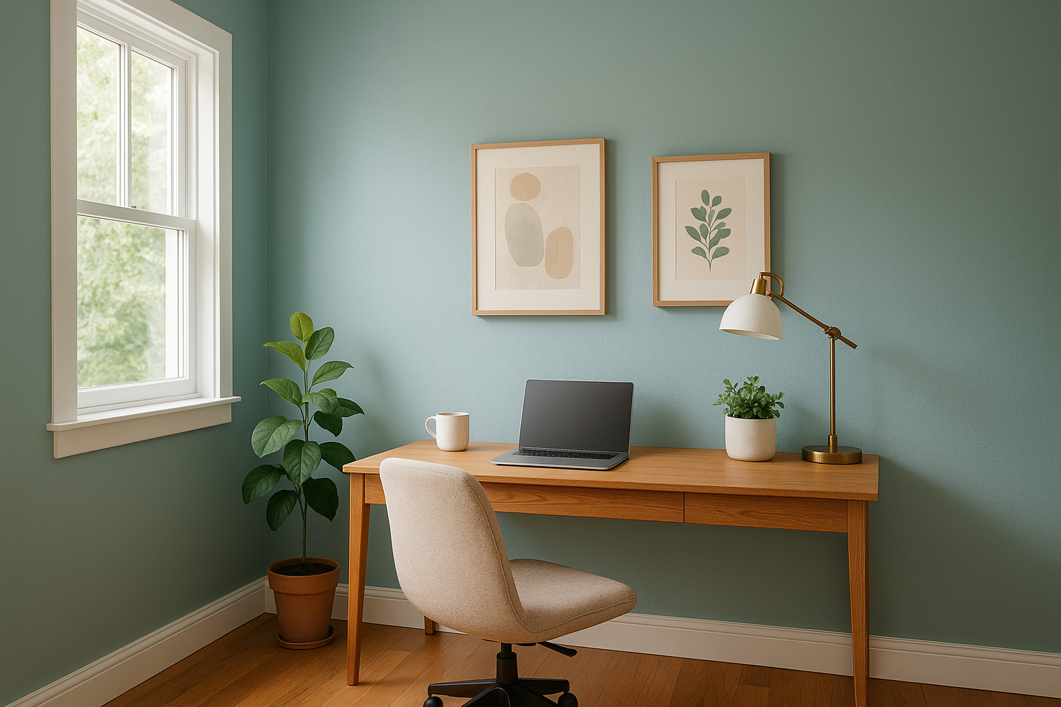 Home Office Paint Colors That Help You Work Better