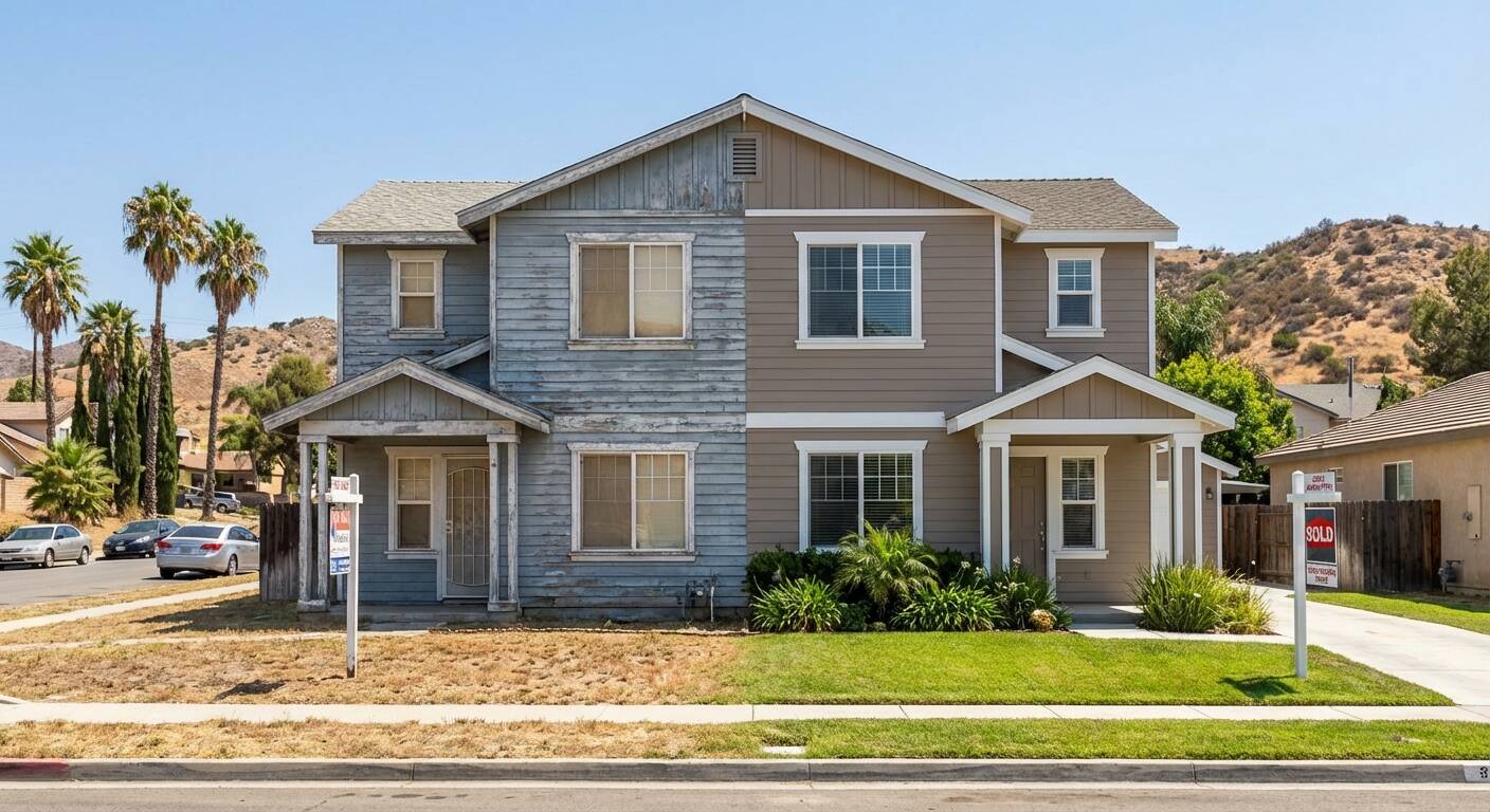 Faded exterior paint can lower your Riverside home value by signaling neglect and needed repairs